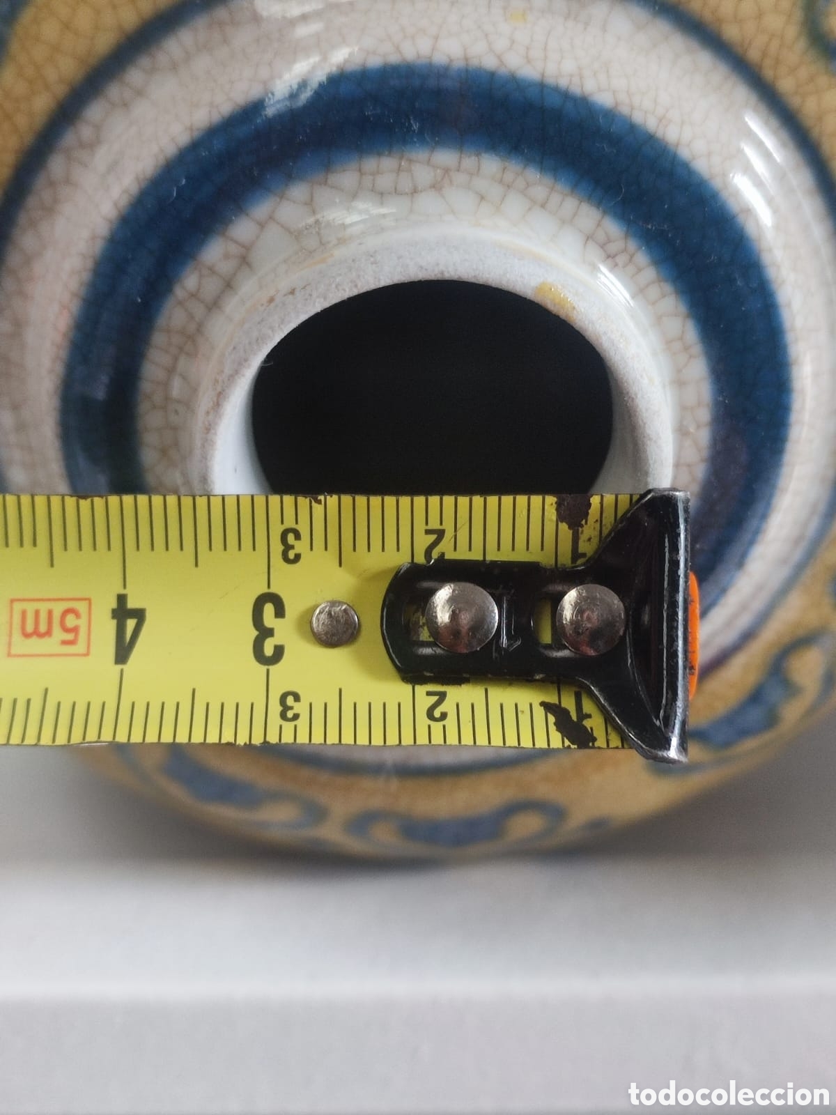 Antig&uuml;edades: BASE QUINQUE PORCELANA VICTORIA WARE. - Foto 8