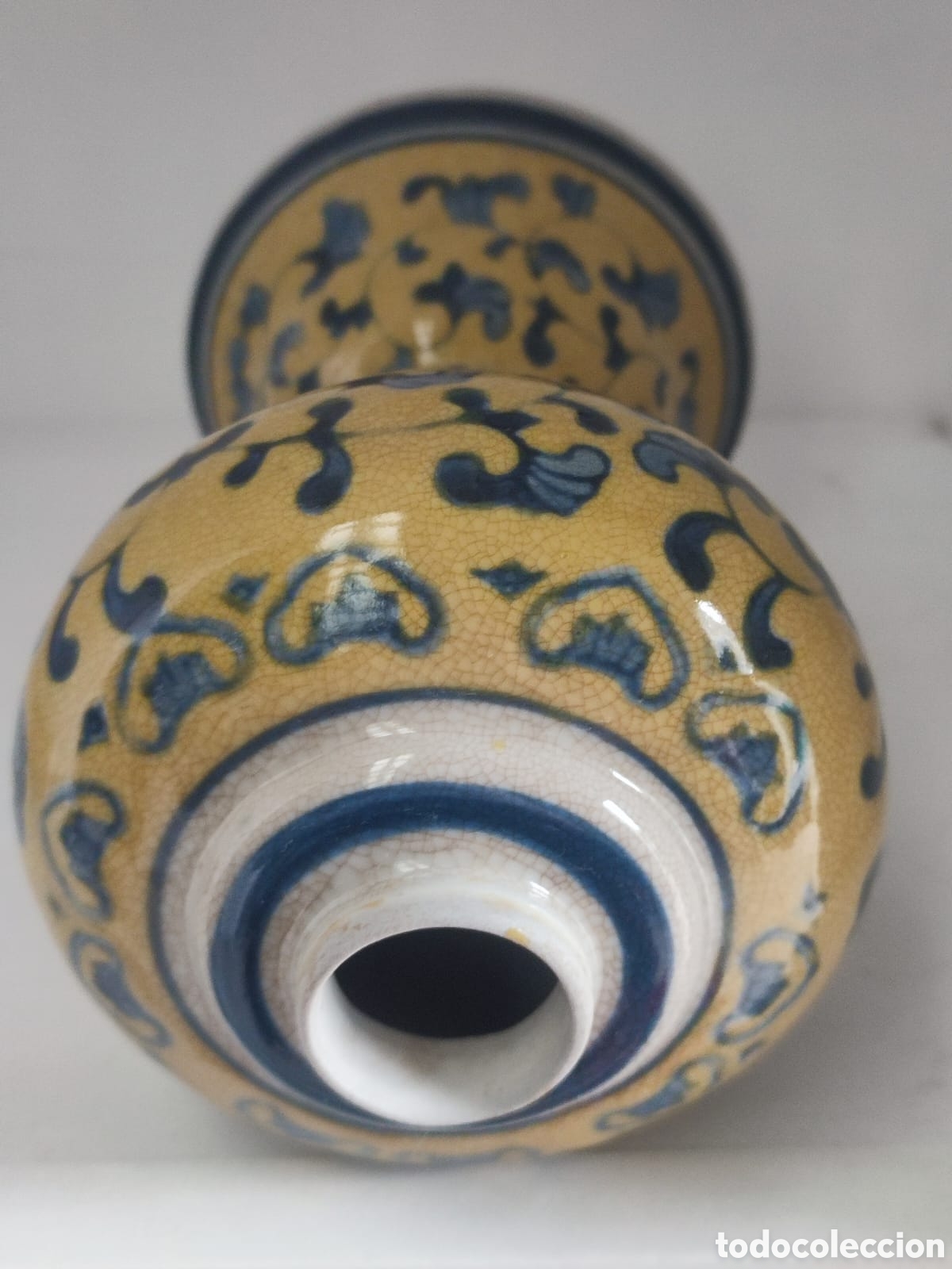 Antig&uuml;edades: BASE QUINQUE PORCELANA VICTORIA WARE. - Foto 9