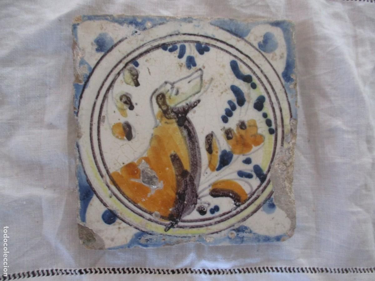 Antig&uuml;edades: Azulejo del siglo XVIII de Triana - Foto 1