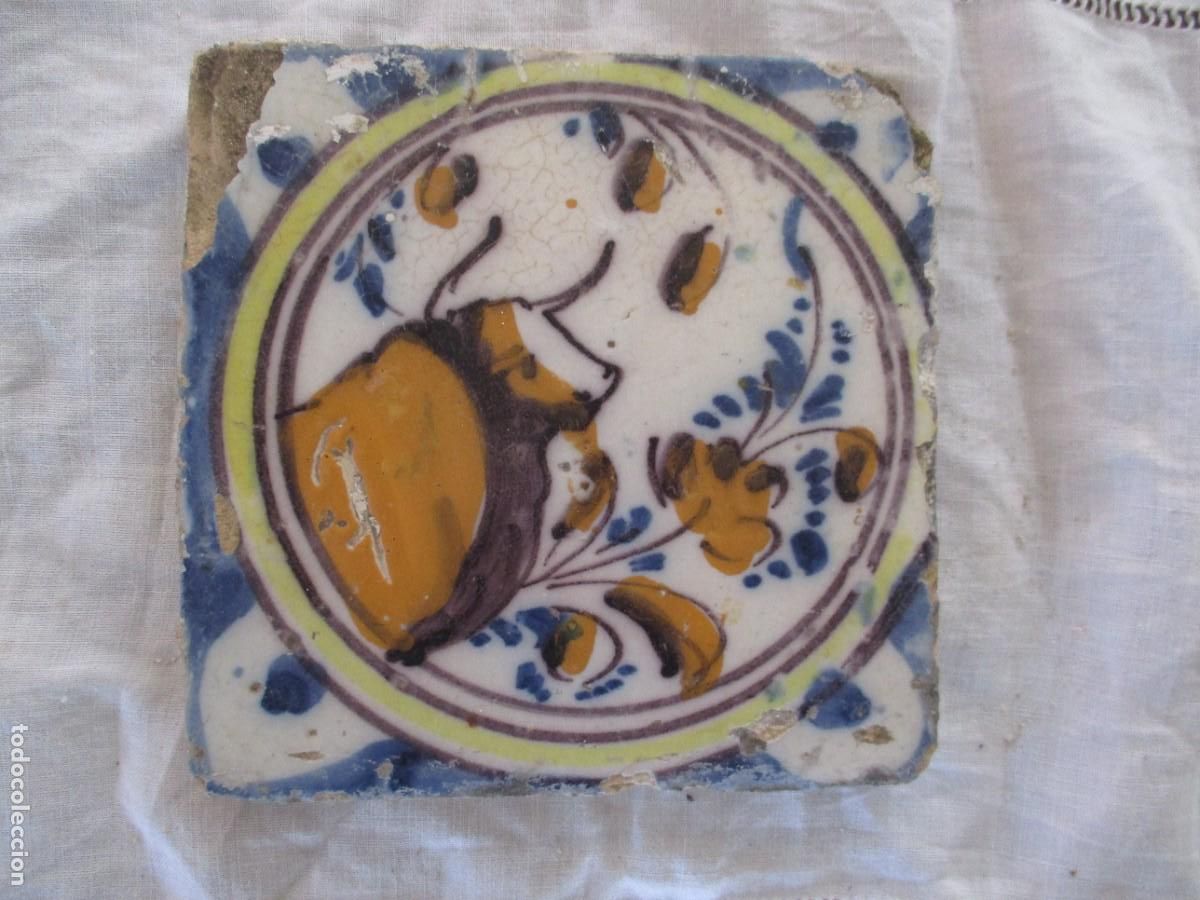 Antig&uuml;edades: Azulejo del siglo XVIII de Triana - Foto 1