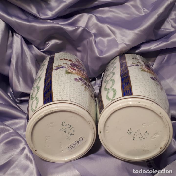 Antig&uuml;edades: Pareja jarrones porcelana - Foto 11