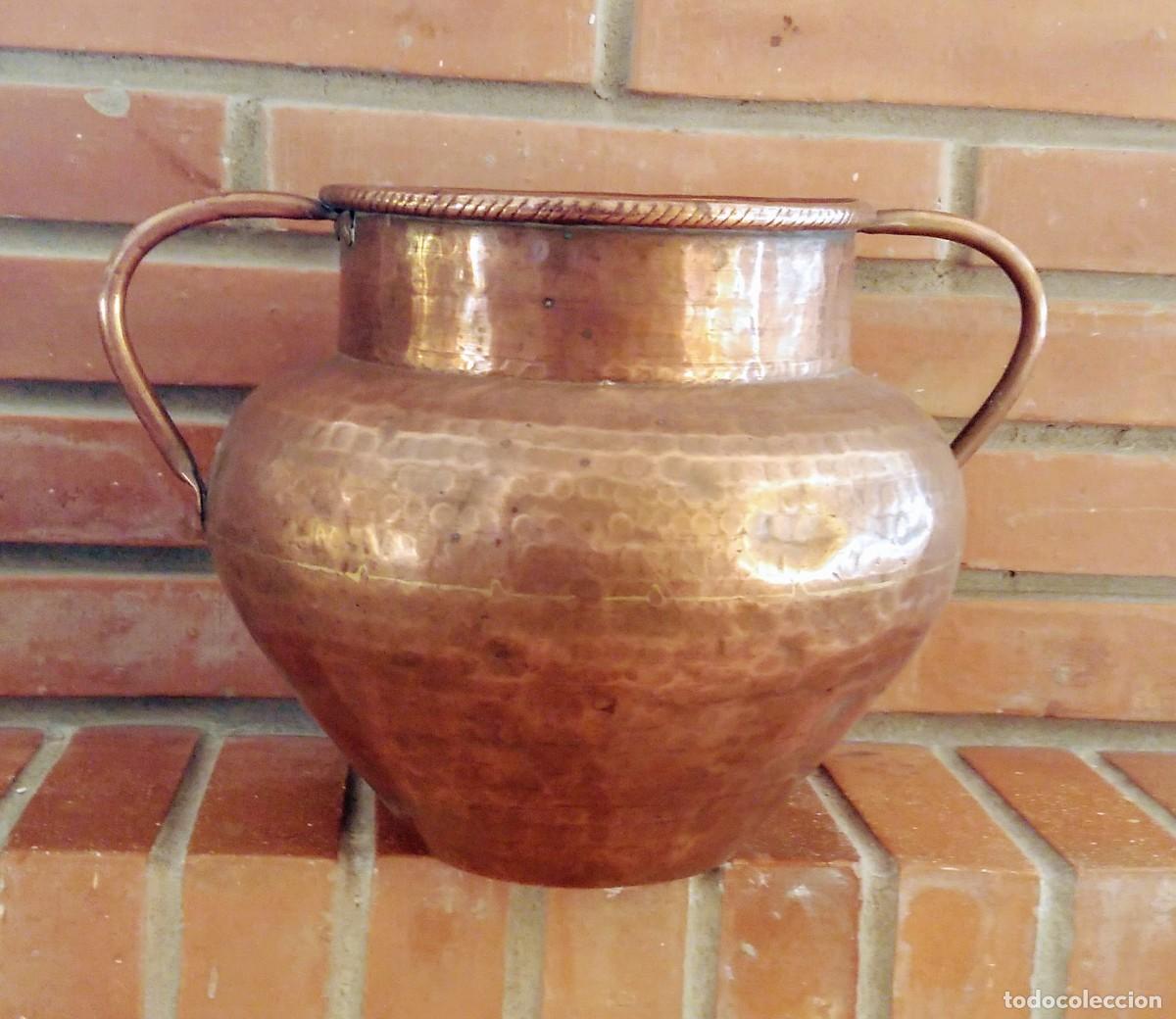Antig&uuml;edades: Tinaja/Olla de cobre - Foto 2