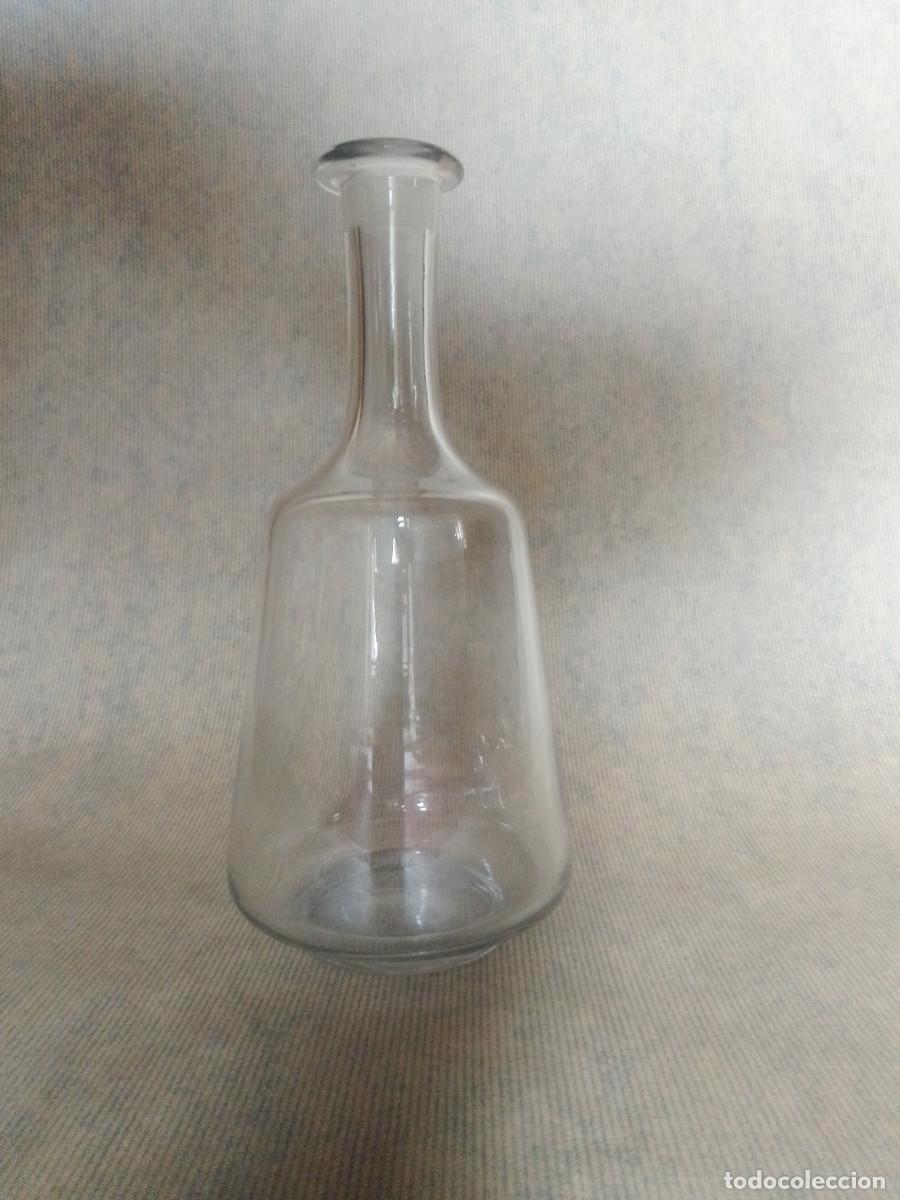 Antig&uuml;edades: BOTELLA CRISTAL SOPLADO A BOCA C. 1920 - Foto 3