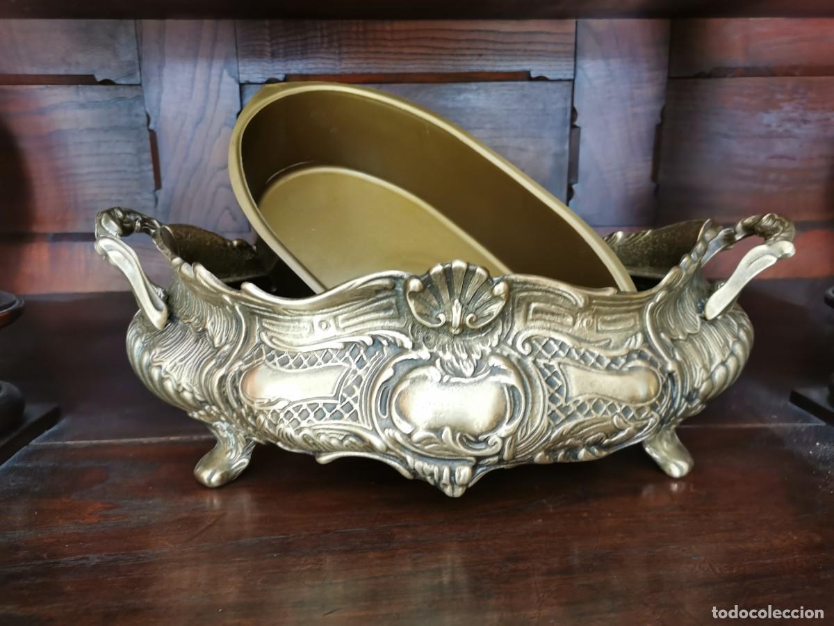 Antig&uuml;edades: ANTIGUO CENTRO DE MESA DE BRONCE - Foto 4