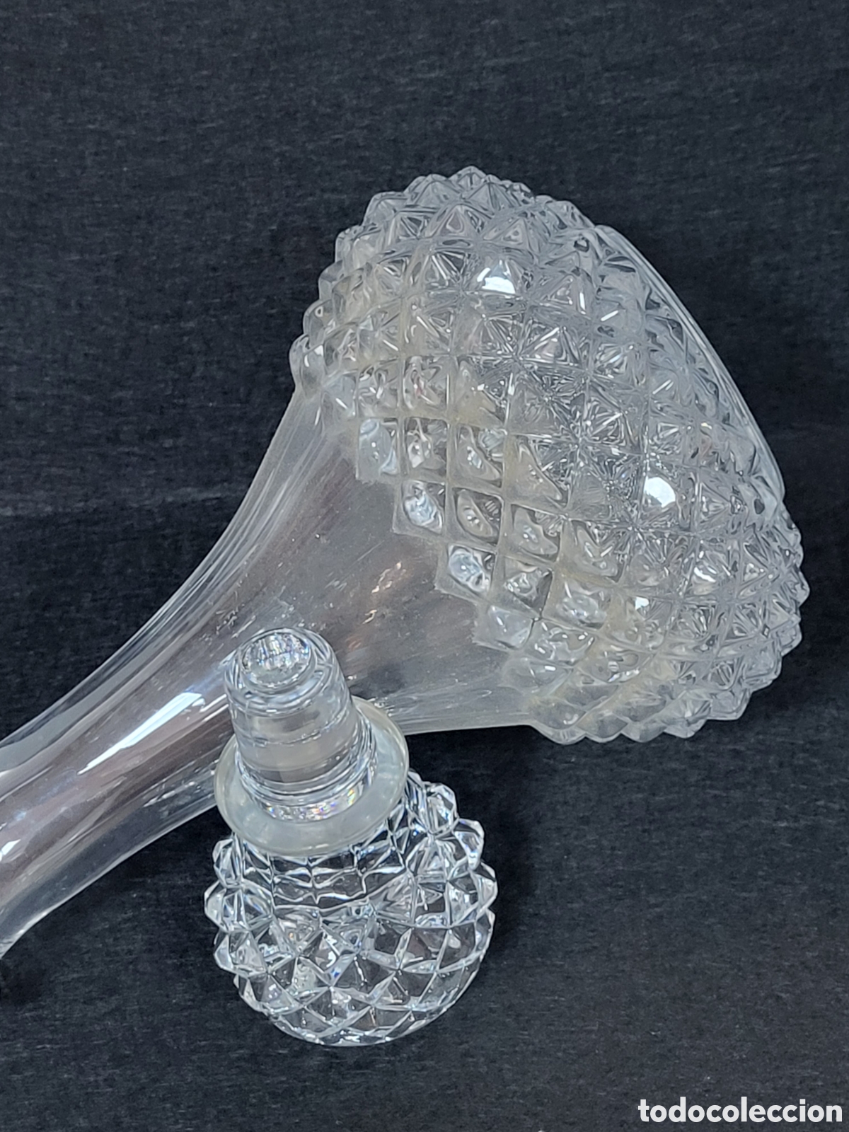 Antig&uuml;edades: LICORERA DE CRISTAL 28CM ALTO - Foto 3