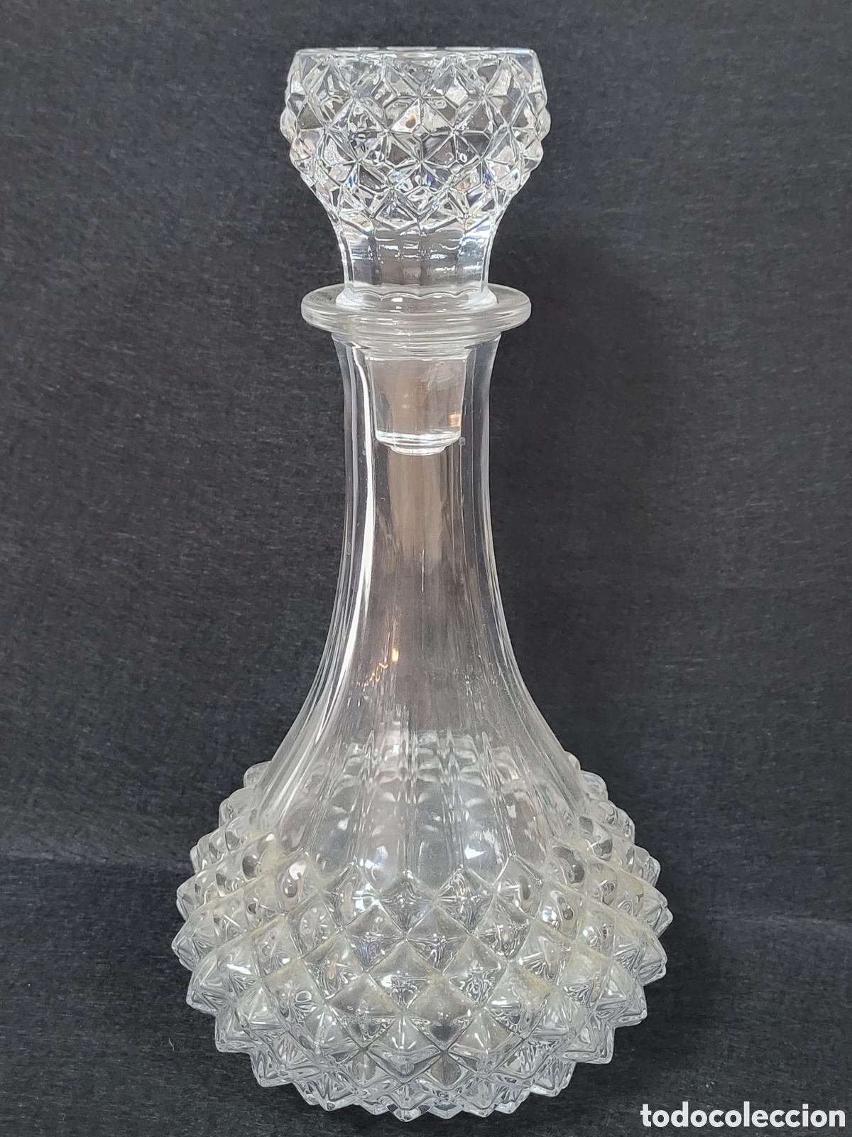 Antig&uuml;edades: LICORERA DE CRISTAL 28CM ALTO - Foto 4