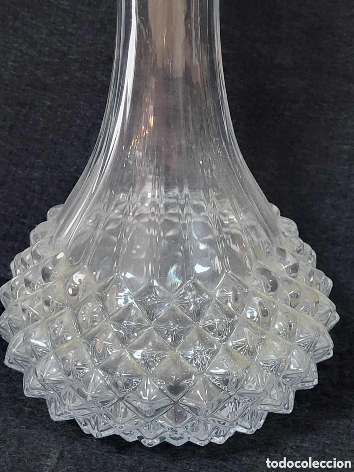 Antig&uuml;edades: LICORERA DE CRISTAL 28CM ALTO - Foto 5