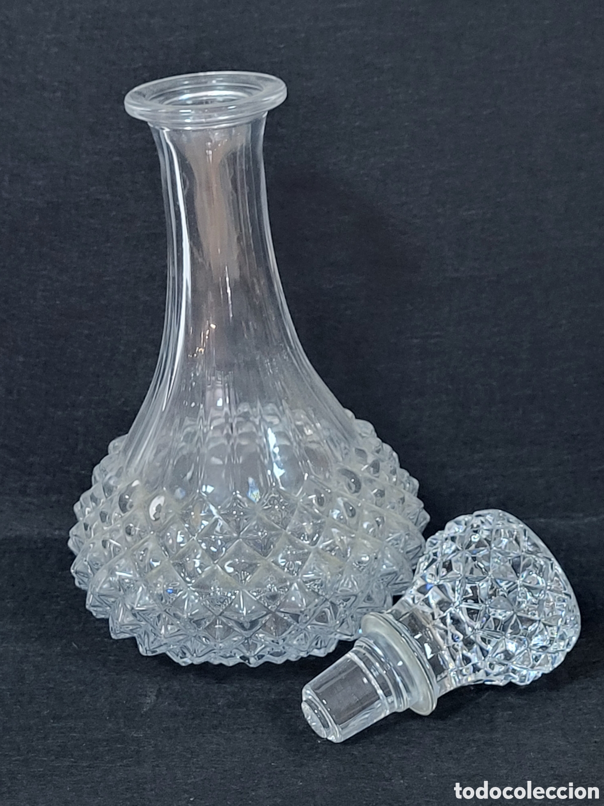 Antig&uuml;edades: LICORERA DE CRISTAL 28CM ALTO - Foto 9