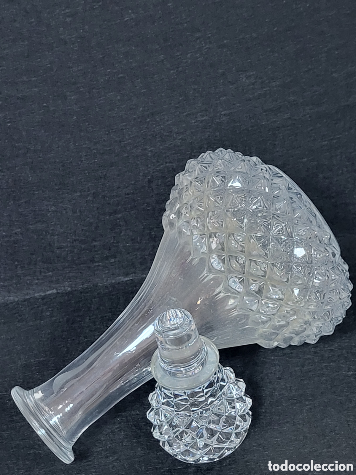 Antig&uuml;edades: LICORERA DE CRISTAL 28CM ALTO - Foto 11
