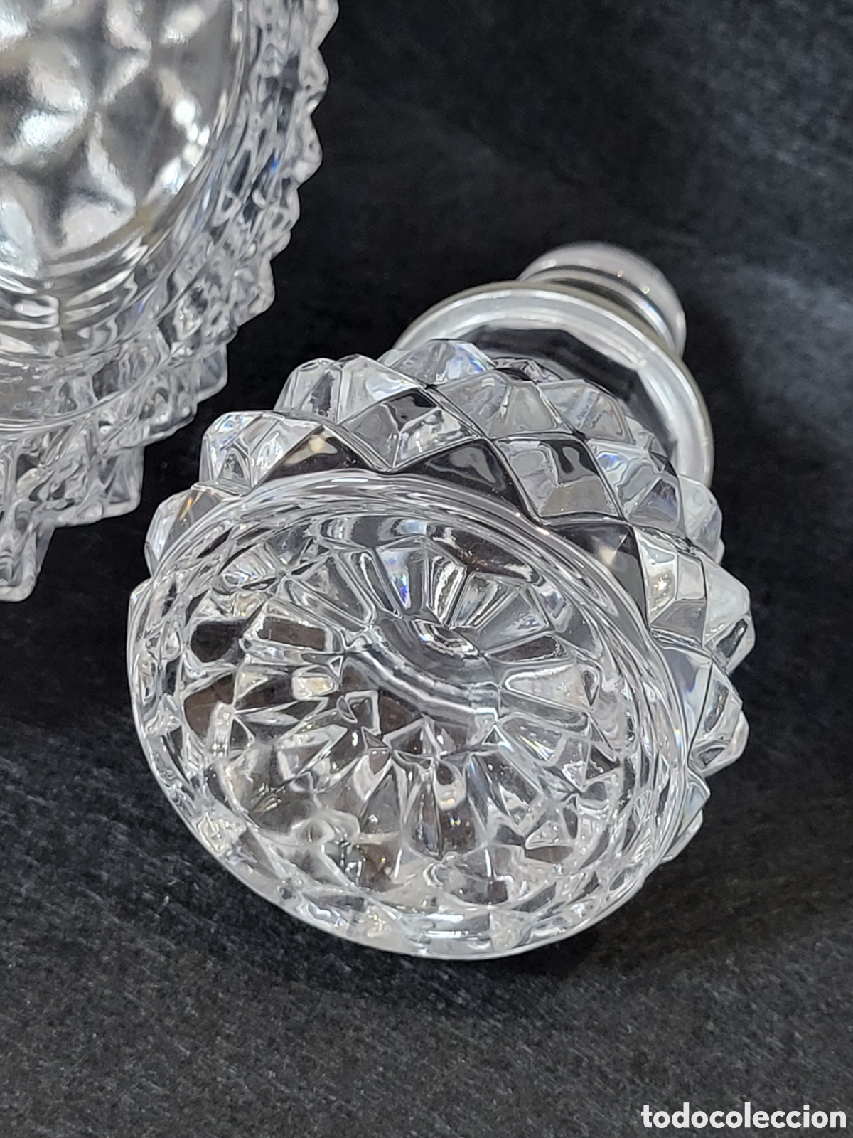 Antig&uuml;edades: LICORERA DE CRISTAL 28CM ALTO - Foto 13