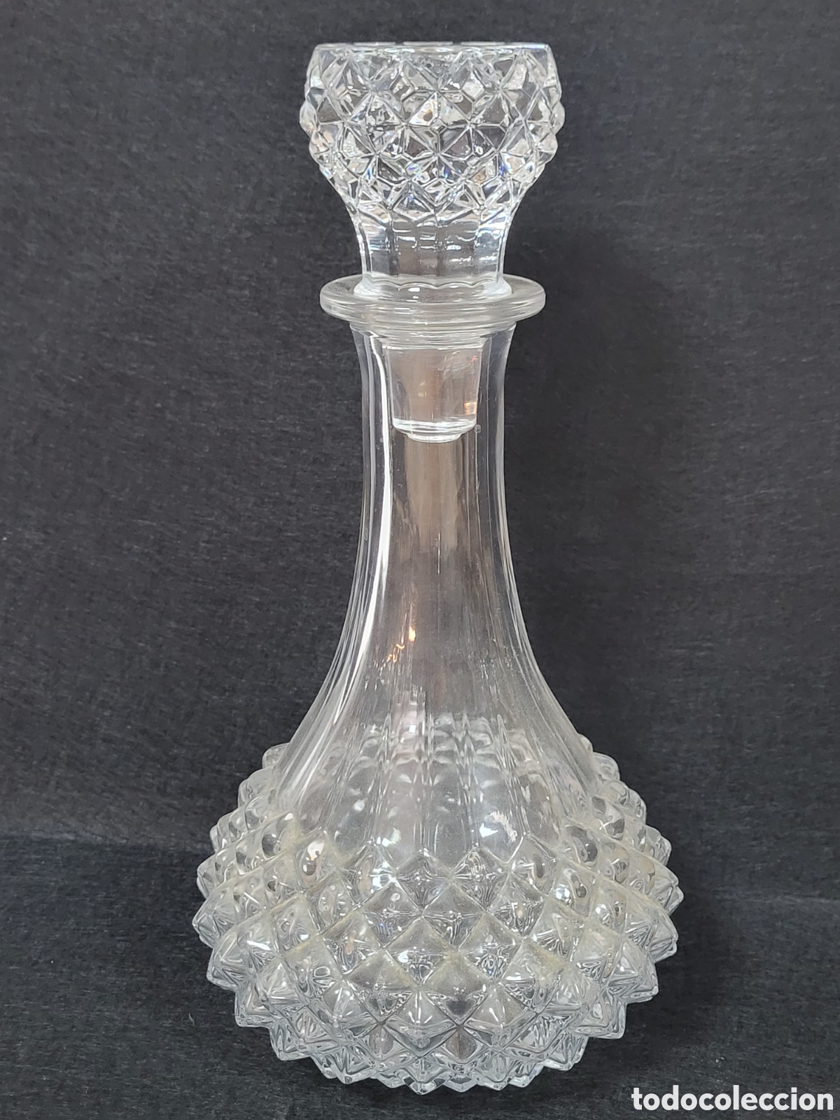 Antig&uuml;edades: LICORERA DE CRISTAL 28CM ALTO - Foto 1