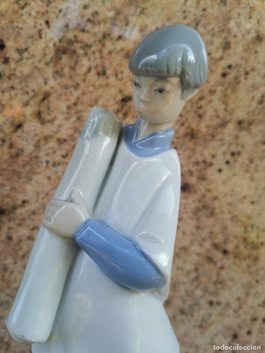 Antig&uuml;edades: MONAGUILLO CON CIRIO, VELON, DE LLADRO - Foto 1