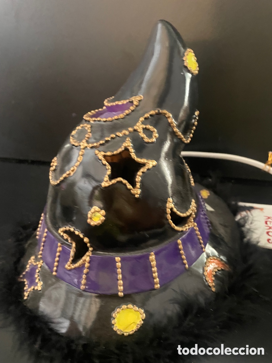 Antig&uuml;edades: L&aacute;mpara de gorro bruja - Foto 2