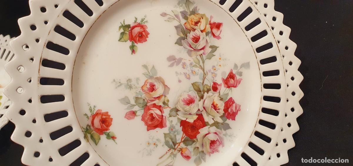 Antig&uuml;edades: 6 antiguos platos postre / entrante - Foto 3