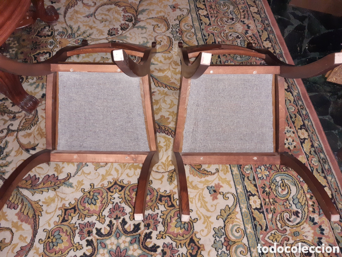 Antig&uuml;edades: DOS SILLAS DE DESPACHO ESTILO INGLES. SILLA INGLESA - Foto 7