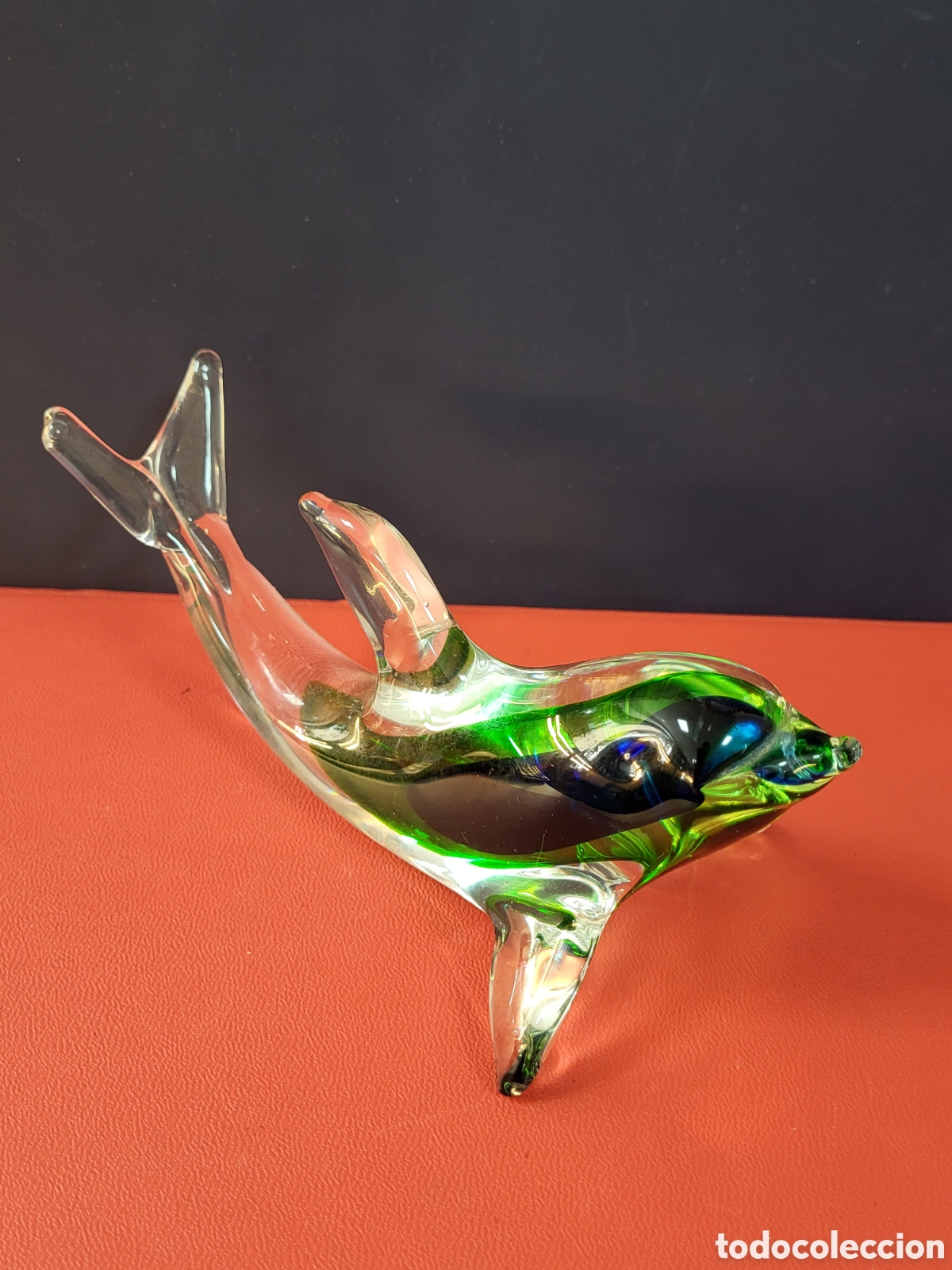 Antig&uuml;edades: DELF&Iacute;N CRISTAL MURANO - Foto 2