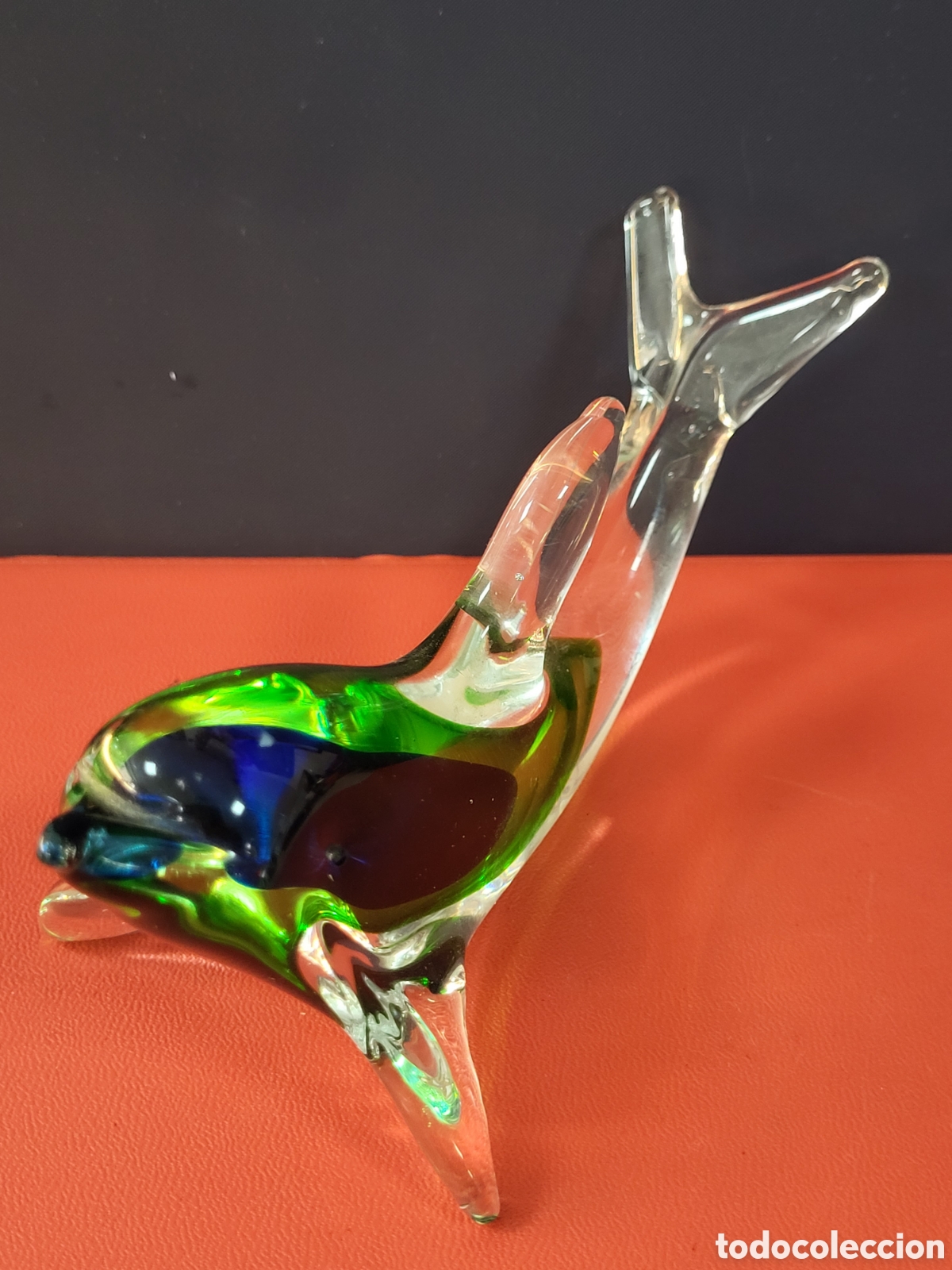Antig&uuml;edades: DELF&Iacute;N CRISTAL MURANO - Foto 3