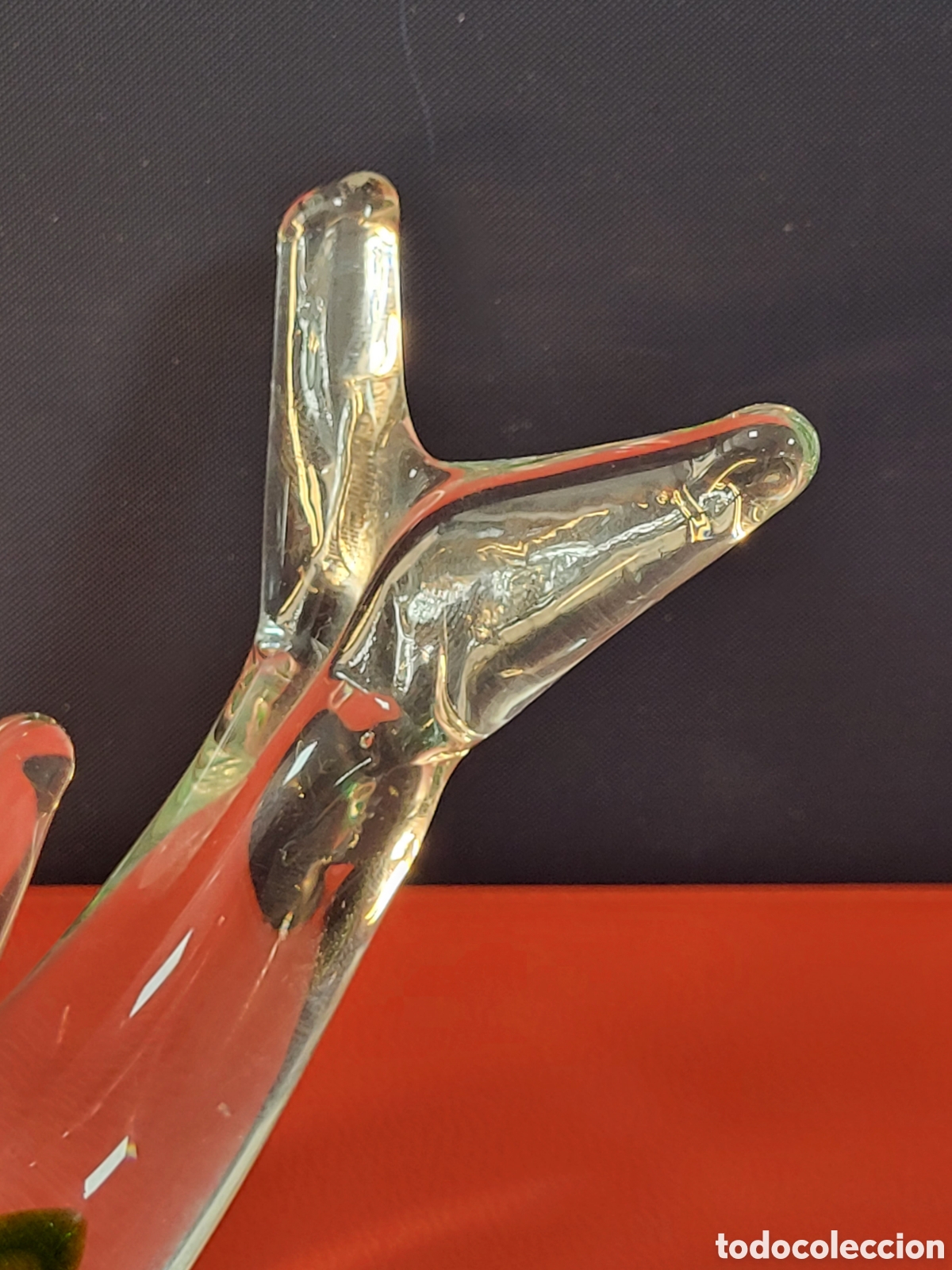 Antig&uuml;edades: DELF&Iacute;N CRISTAL MURANO - Foto 4
