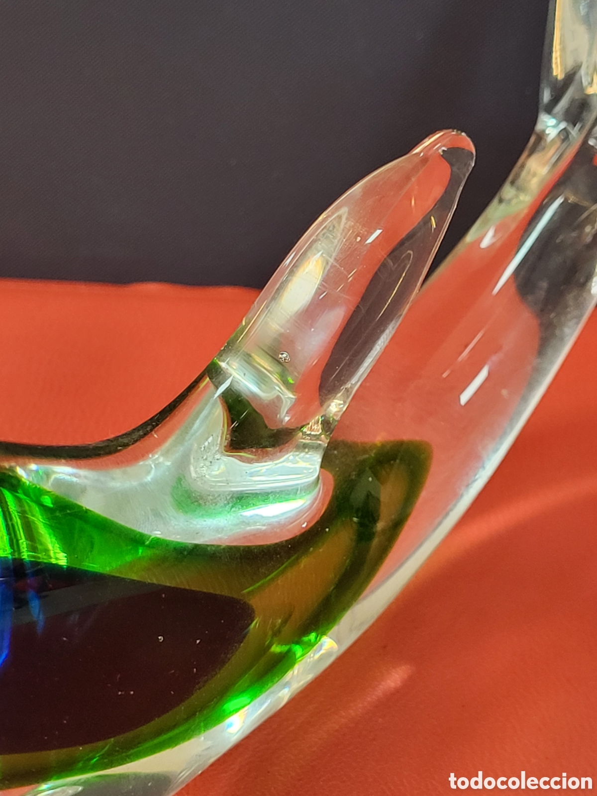 Antig&uuml;edades: DELF&Iacute;N CRISTAL MURANO - Foto 5