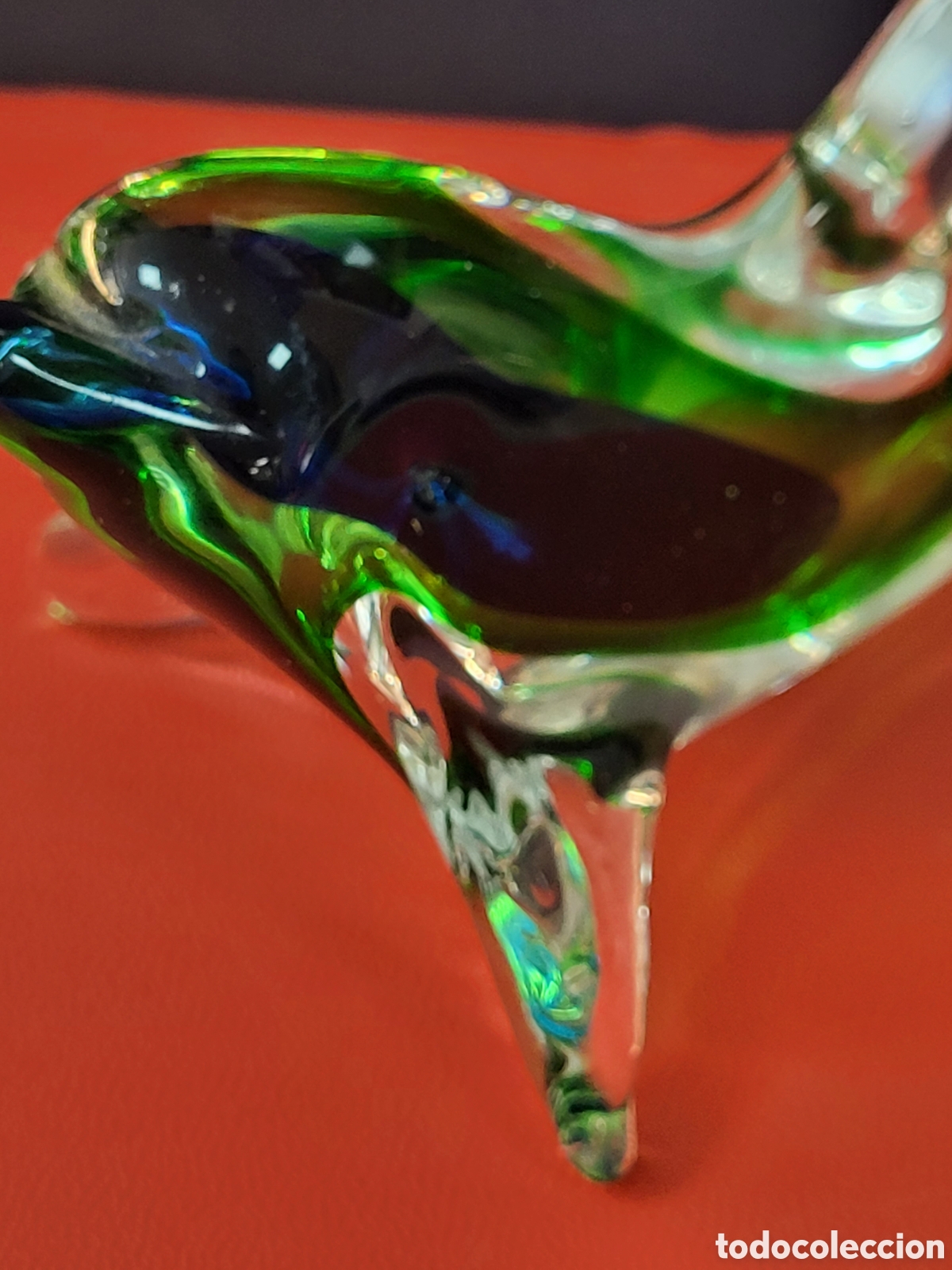 Antig&uuml;edades: DELF&Iacute;N CRISTAL MURANO - Foto 8