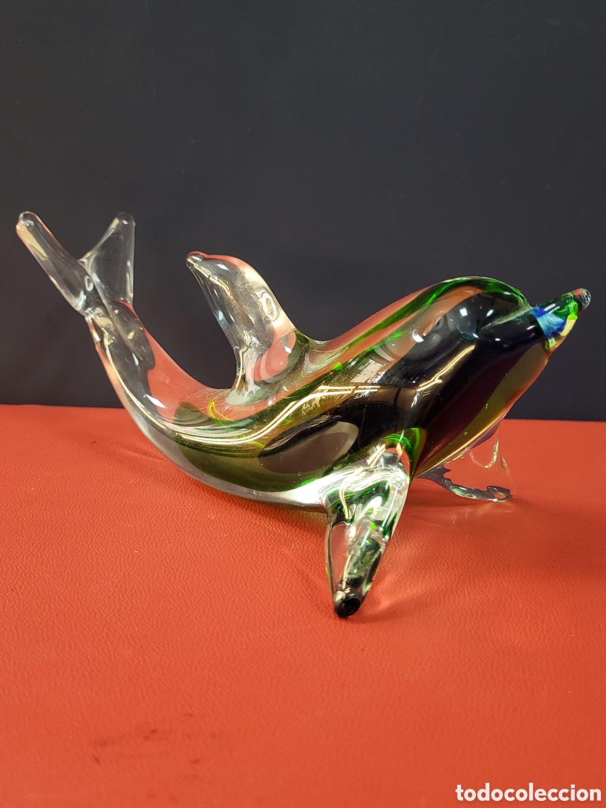 Antig&uuml;edades: DELF&Iacute;N CRISTAL MURANO - Foto 1