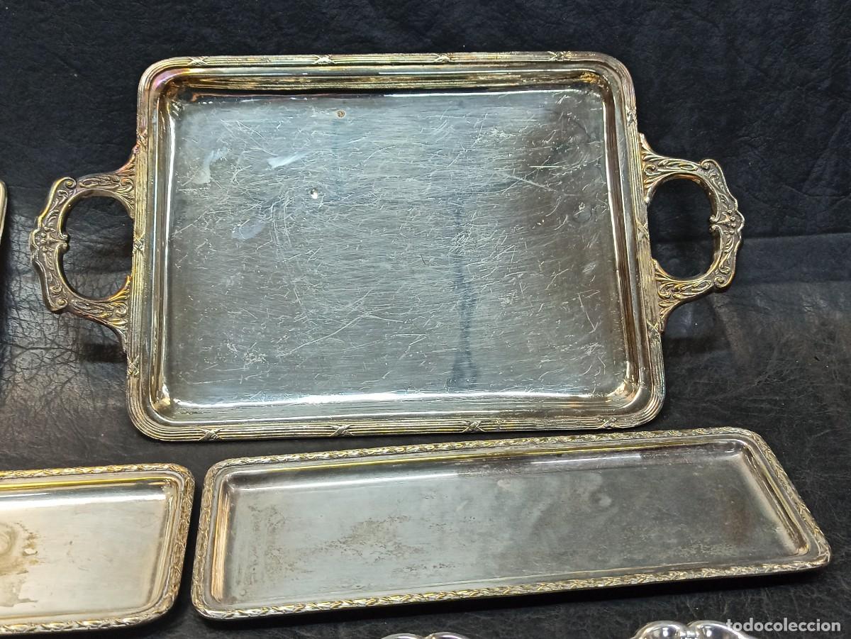 Antig&uuml;edades: Lote de 10 bandejas rectangulares. C68 - Foto 2