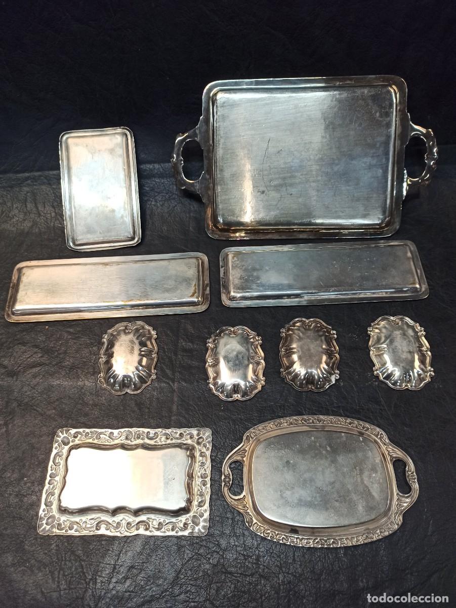 Antig&uuml;edades: Lote de 10 bandejas rectangulares. C68 - Foto 7
