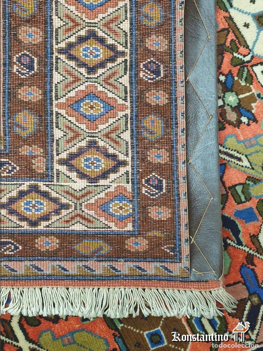 Antig&uuml;edades: ARDEBIL PERSA CON PARTES DE SEDA 195X130 - Foto 7