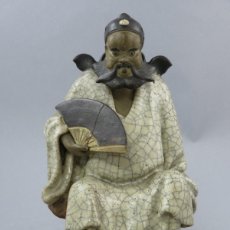 Antigüedades: FIGURA EN CERÁMICA MUDMAN C.1900 JAPÓN