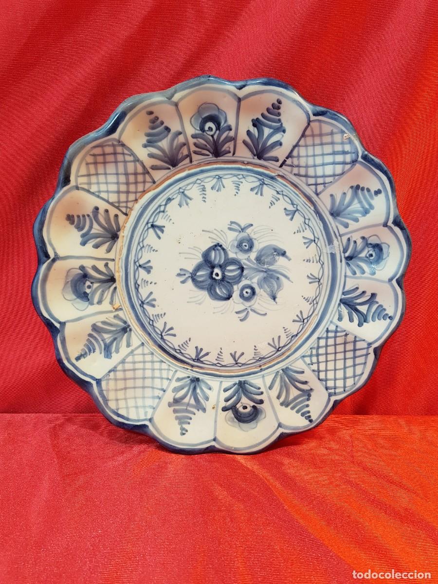 Antig&uuml;edades: PLATO CERAMICA TALAVERA - Foto 1
