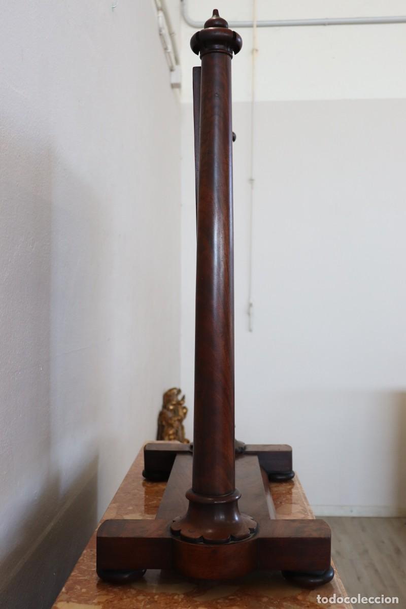 Antig&uuml;edades: espejo antiguo de caoba, d&eacute;cada de 1800 - Foto 7