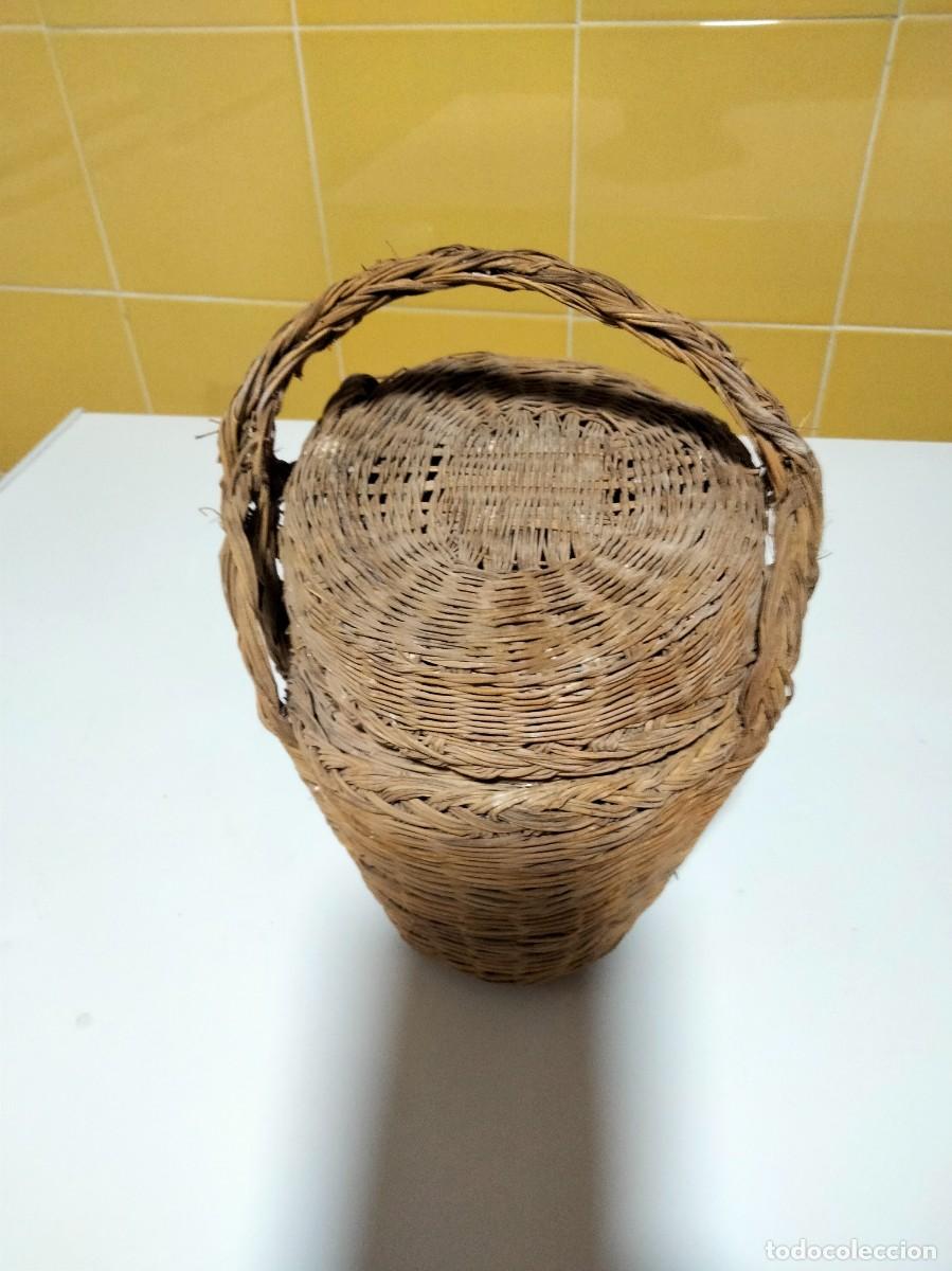 Antig&uuml;edades: ANTIGUO CESTO CON TAPA - Foto 5
