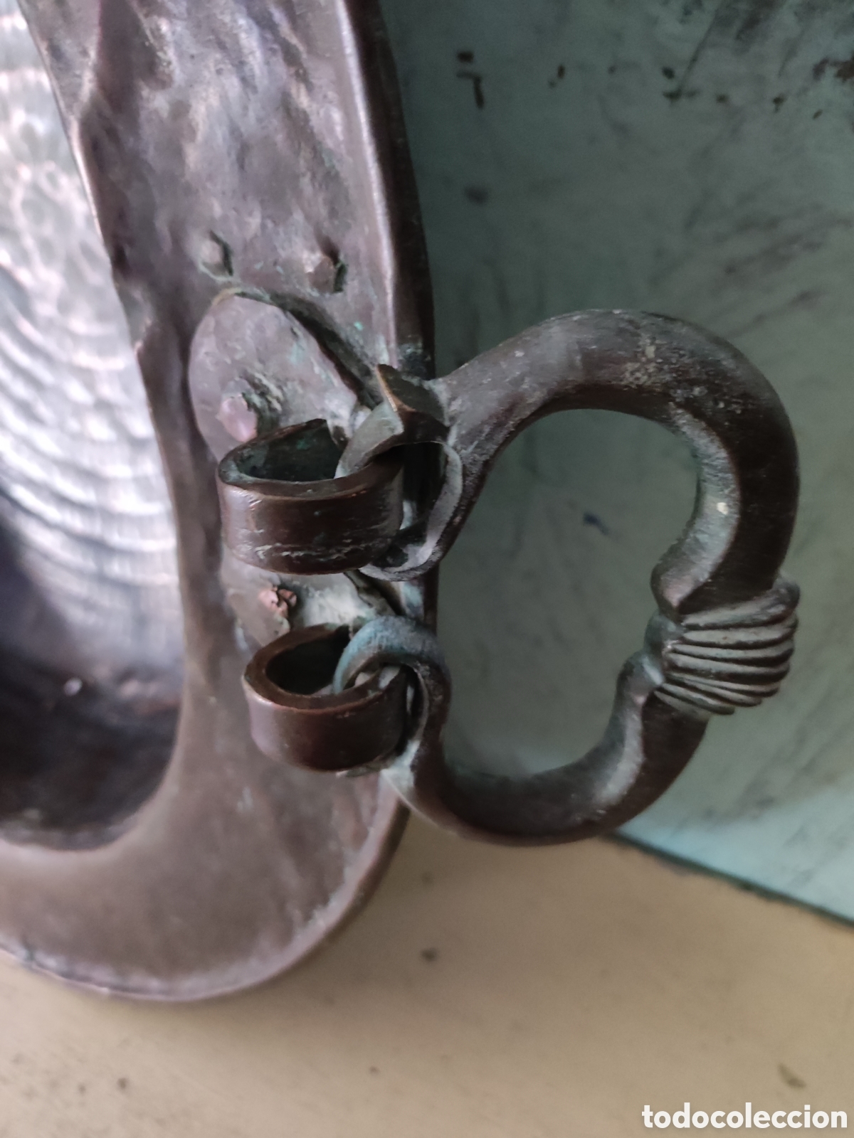 Antig&uuml;edades: Brasero cobre - Foto 3