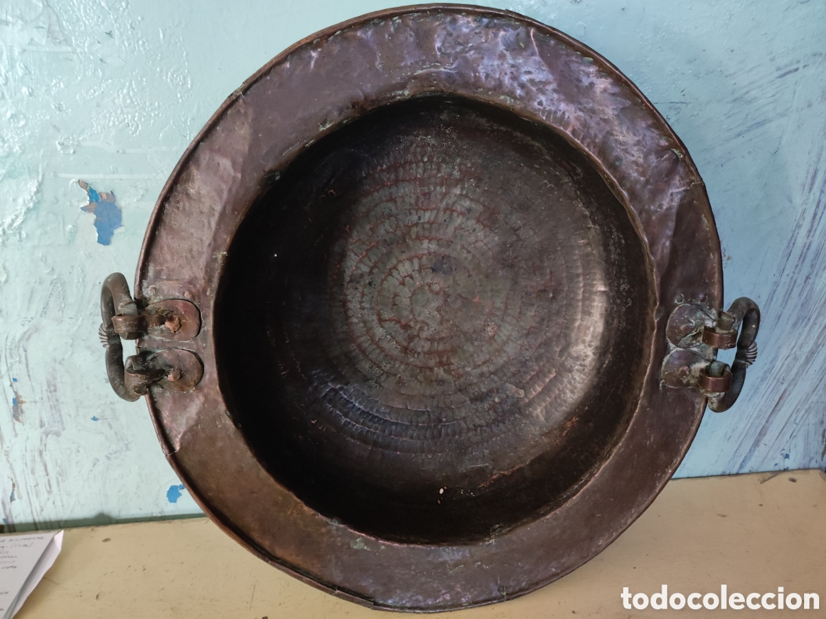 Antig&uuml;edades: Brasero cobre - Foto 1