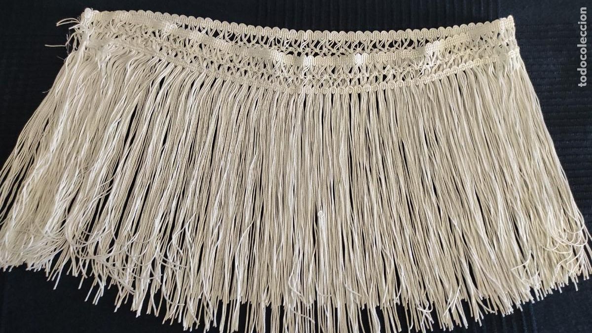 Antig&uuml;edades: FLECOS DE SEDA BLANCOS ANTIGUOS - Foto 6