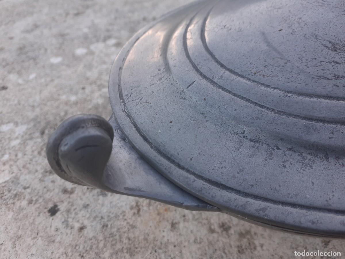 Antig&uuml;edades: Fuente en esta&ntilde;o servicio de mesa - Foto 6