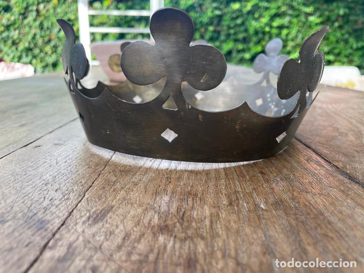 Antig&uuml;edades: CORONA DE BRONCE SIGLO XVIII - Foto 4