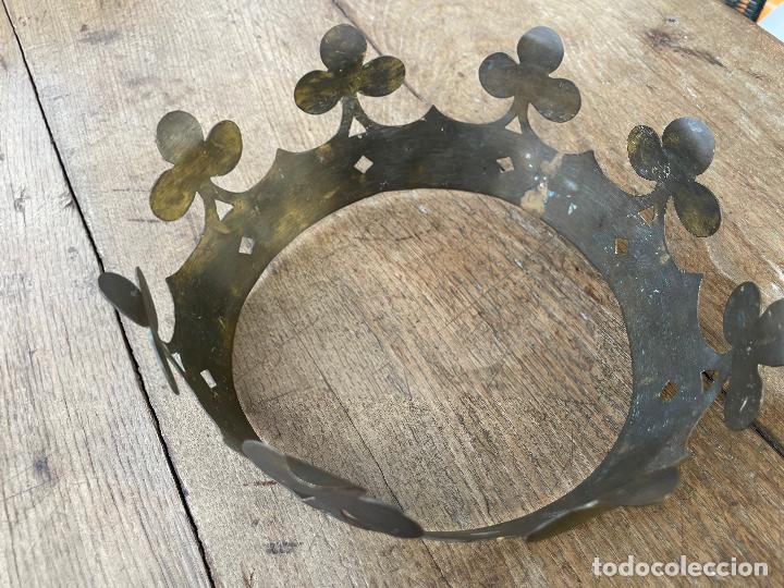 Antig&uuml;edades: CORONA DE BRONCE SIGLO XVIII - Foto 6