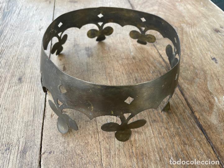Antig&uuml;edades: CORONA DE BRONCE SIGLO XVIII - Foto 7