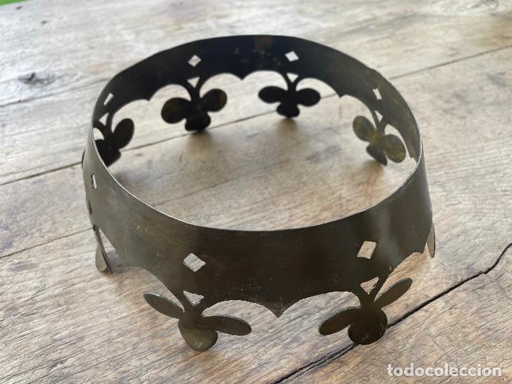 Antig&uuml;edades: CORONA DE BRONCE SIGLO XVIII - Foto 8