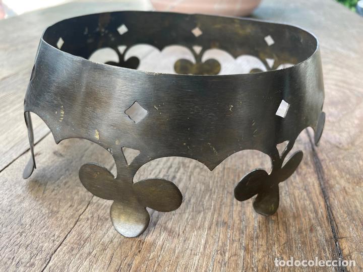 Antig&uuml;edades: CORONA DE BRONCE SIGLO XVIII - Foto 9