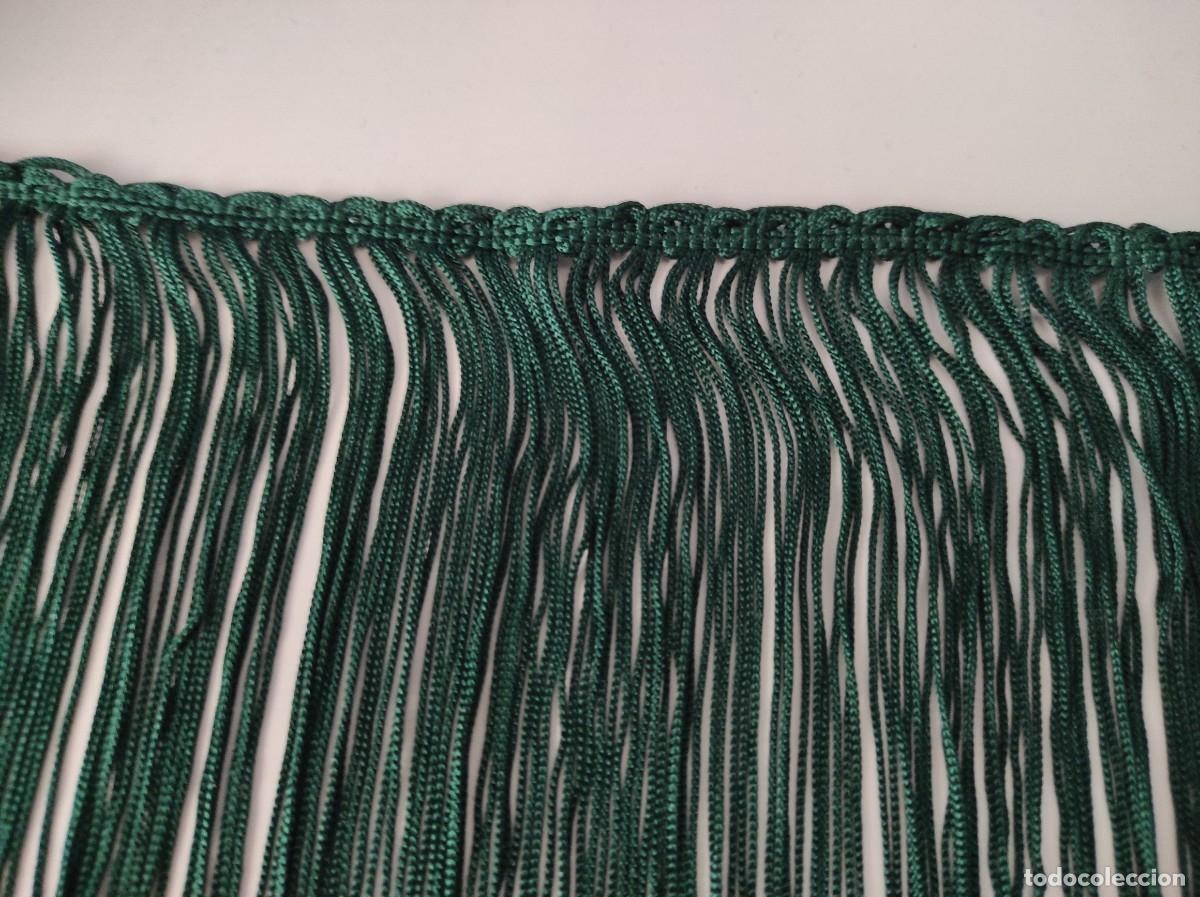 Antig&uuml;edades: FLECOS DE SEDA VERDES ANTIGUOS - Foto 2