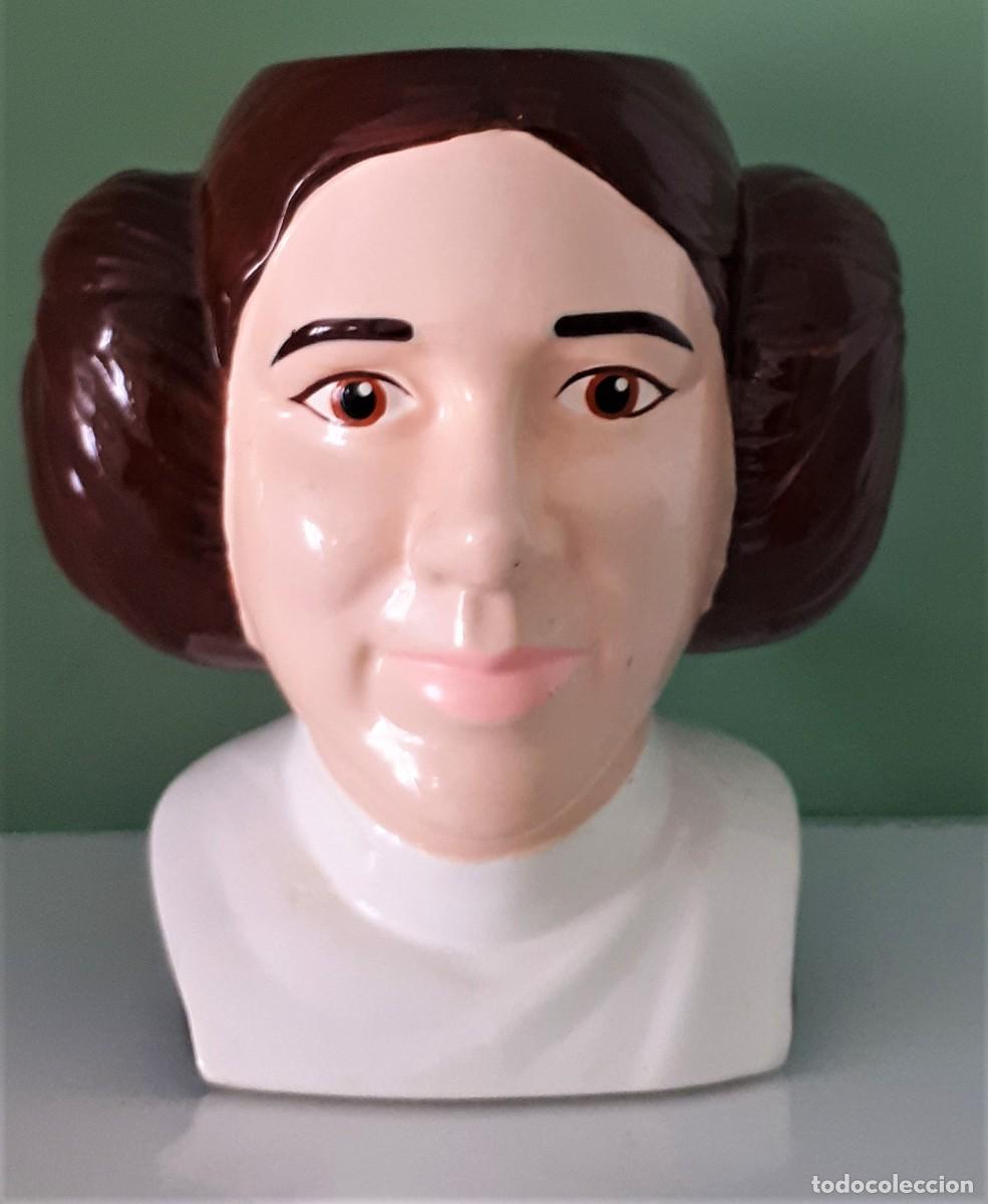 Antig&uuml;edades: 0012-1 STAR WARS.TAZA DE CER&Aacute;MICA. PRINCESA LEIA ORGANA.APPLAUSE.1997