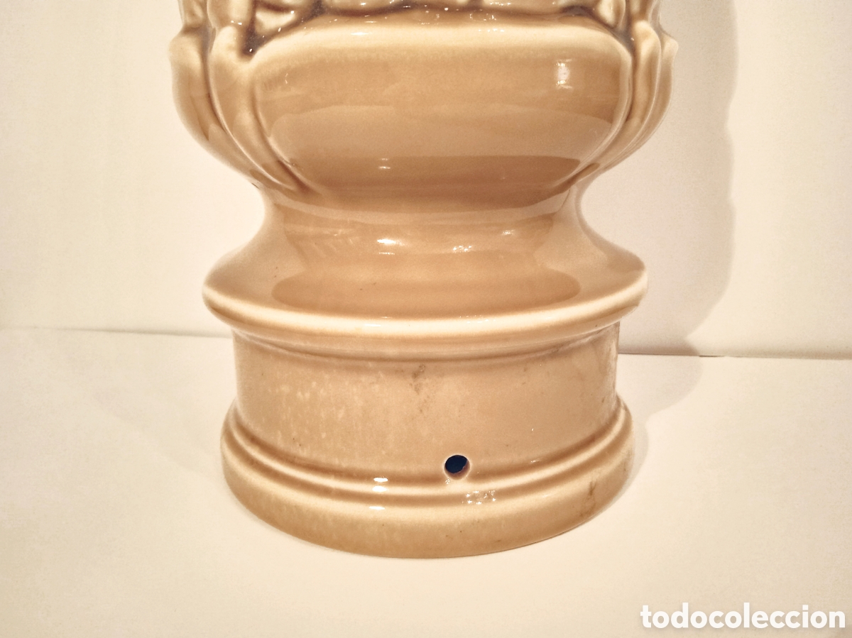 Antig&uuml;edades: PIE DE L&Aacute;MPARA PORCELANA - Foto 4