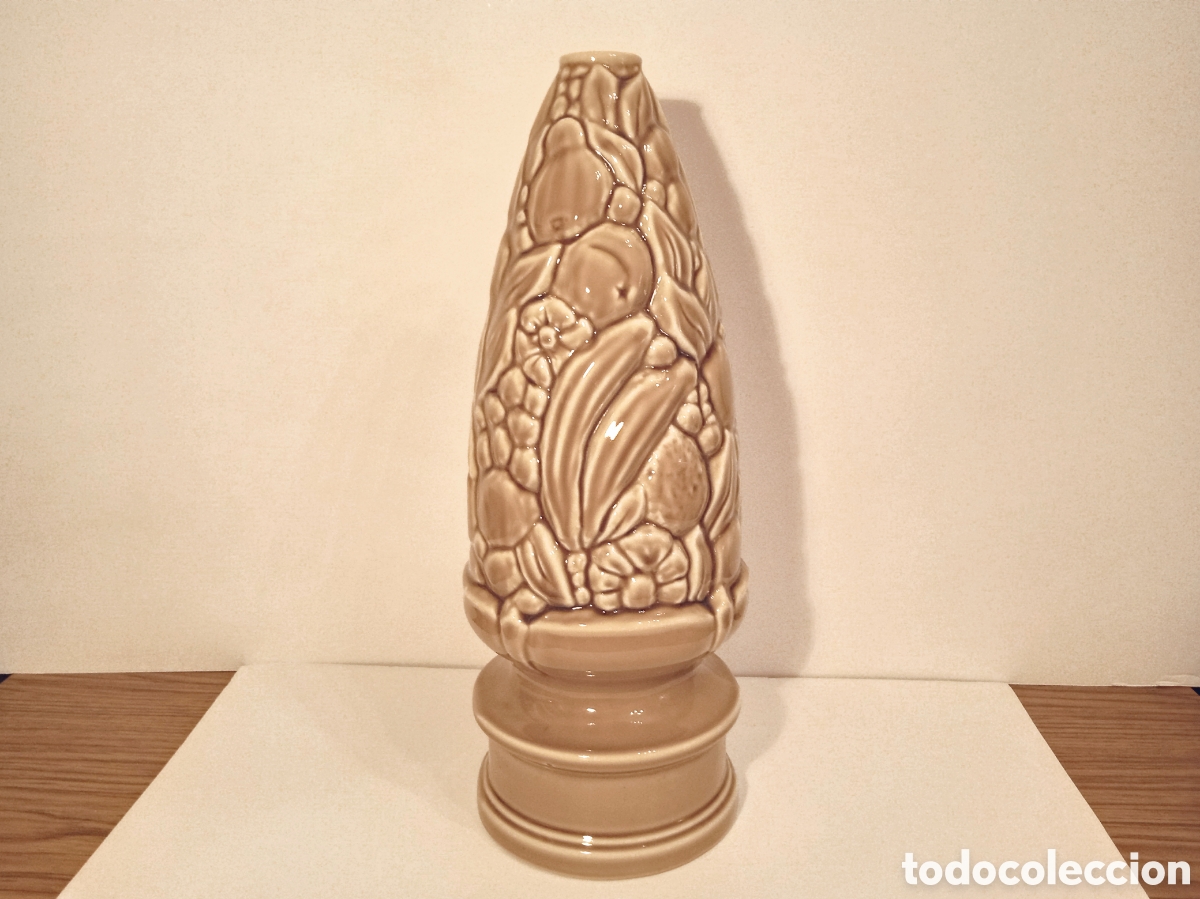 Antig&uuml;edades: PIE DE L&Aacute;MPARA PORCELANA - Foto 1
