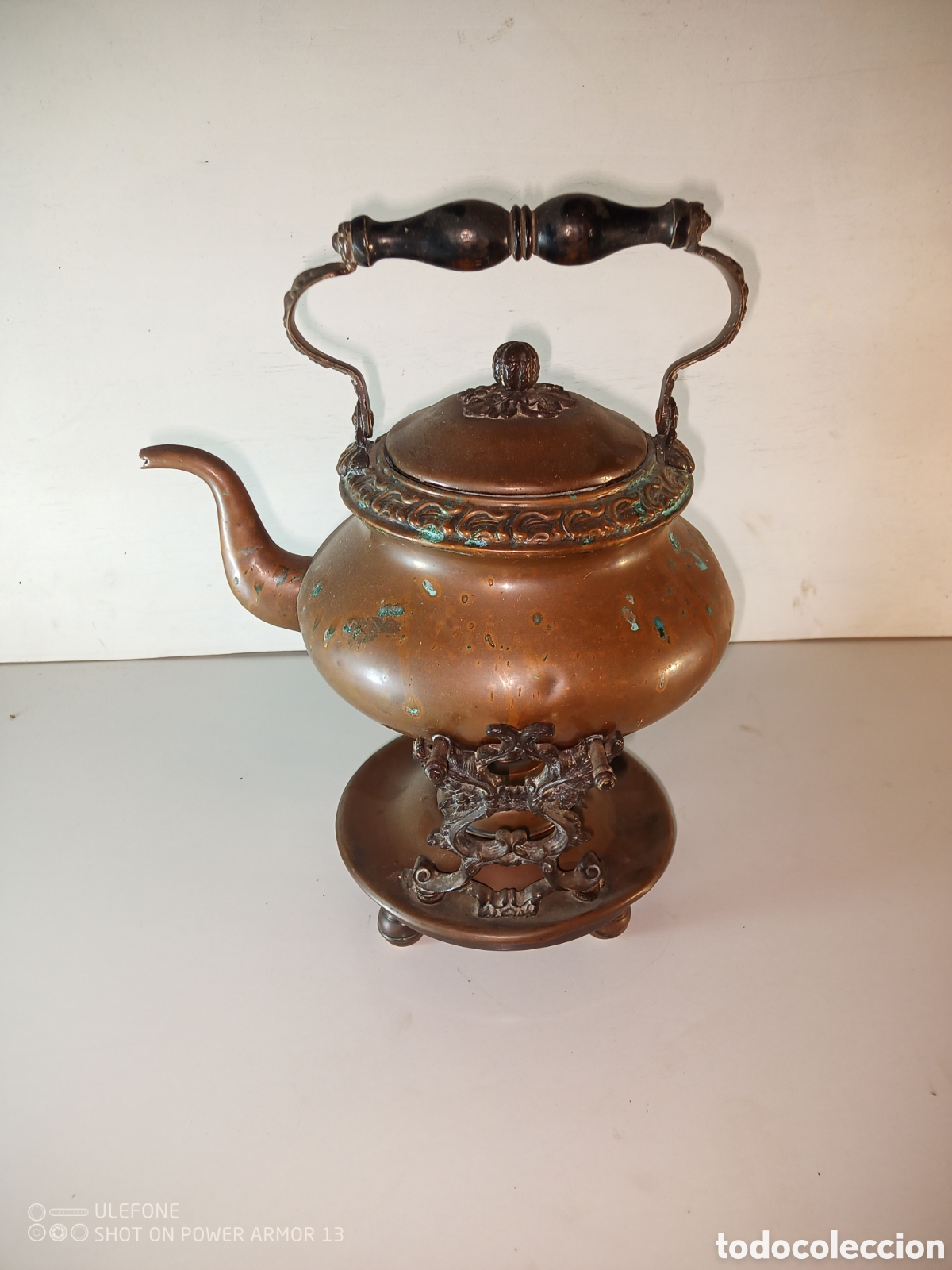 Antig&uuml;edades: Tetera con quemador o samovar - Foto 4
