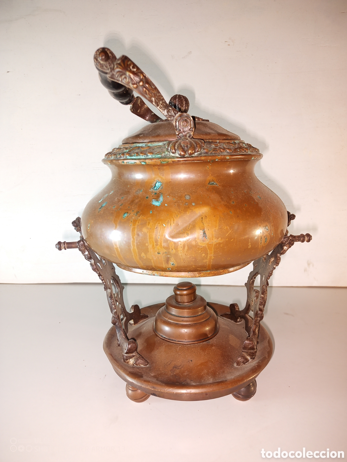 Antig&uuml;edades: Tetera con quemador o samovar - Foto 5