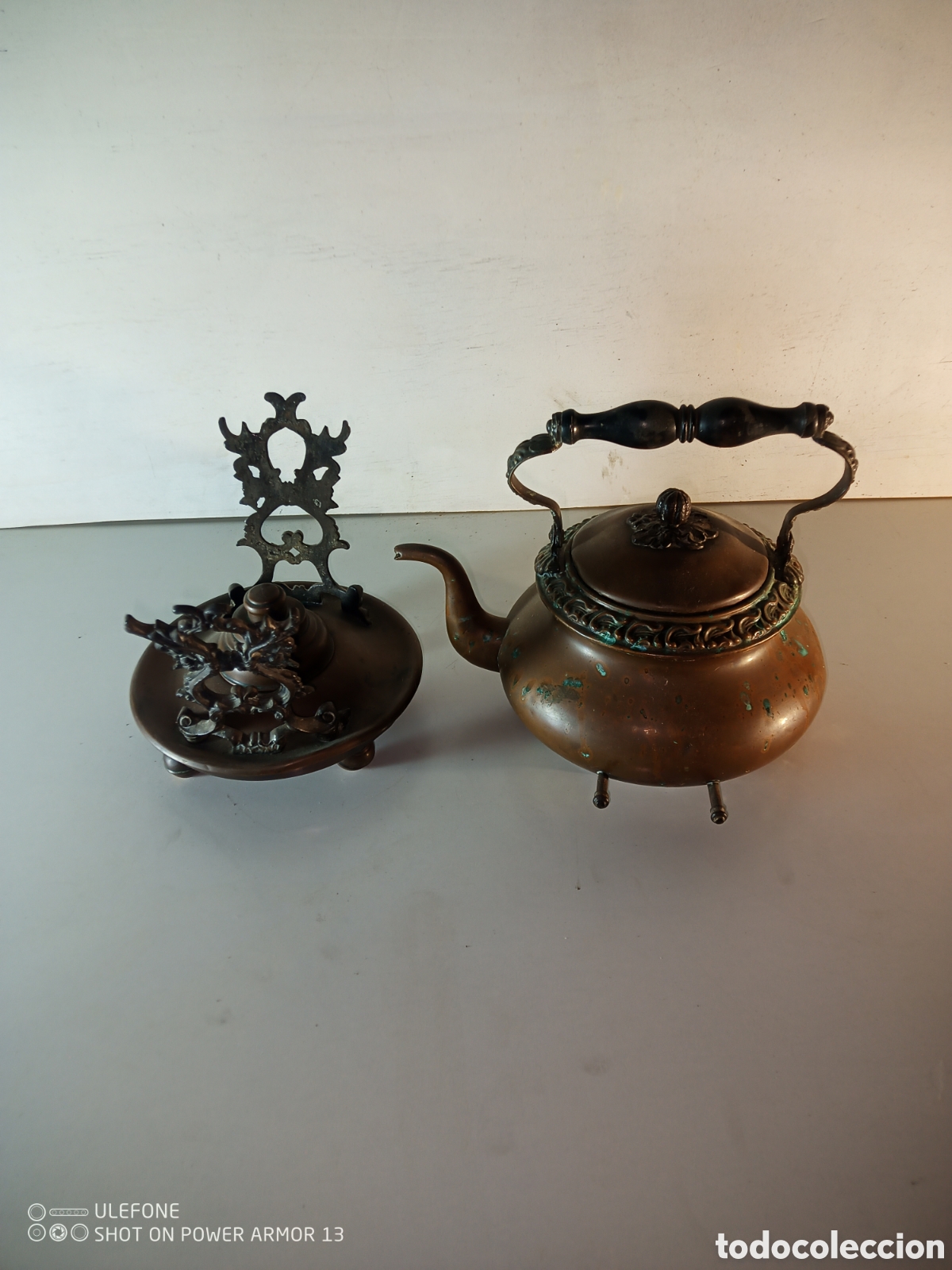 Antig&uuml;edades: Tetera con quemador o samovar - Foto 7