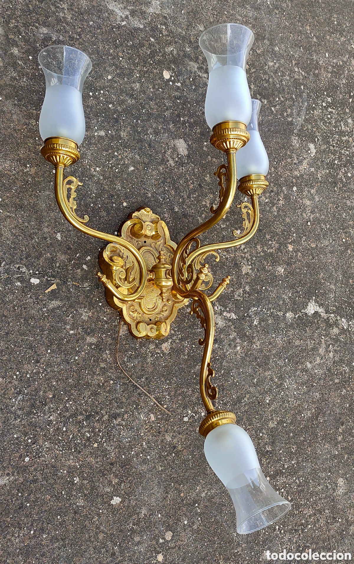 Antig&uuml;edades: Candelabro de pared - Foto 2