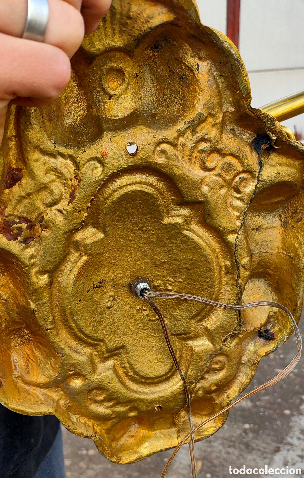 Antig&uuml;edades: Candelabro de pared - Foto 3